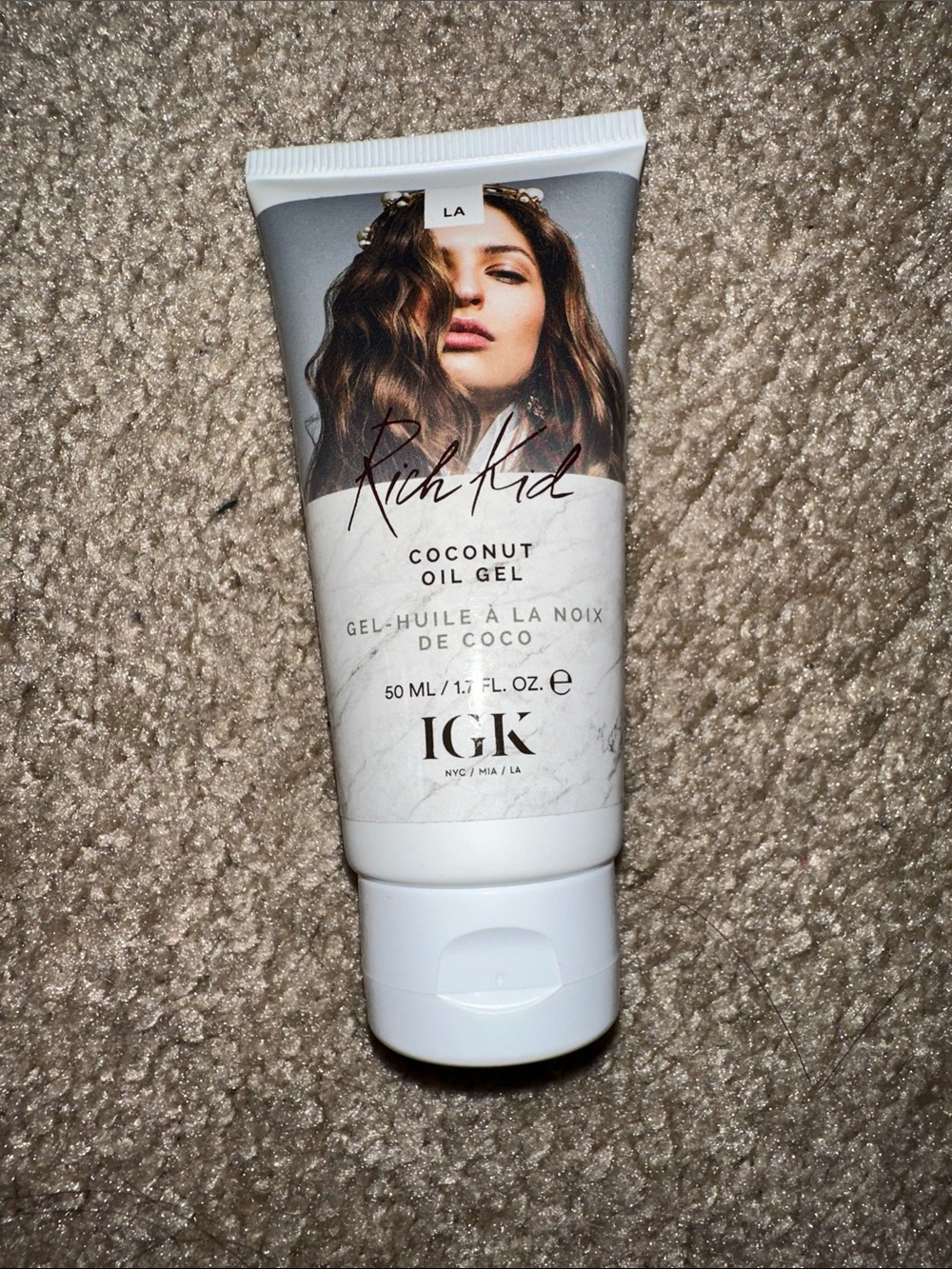 IGK Rich Kid Coconut Oil Gel - White